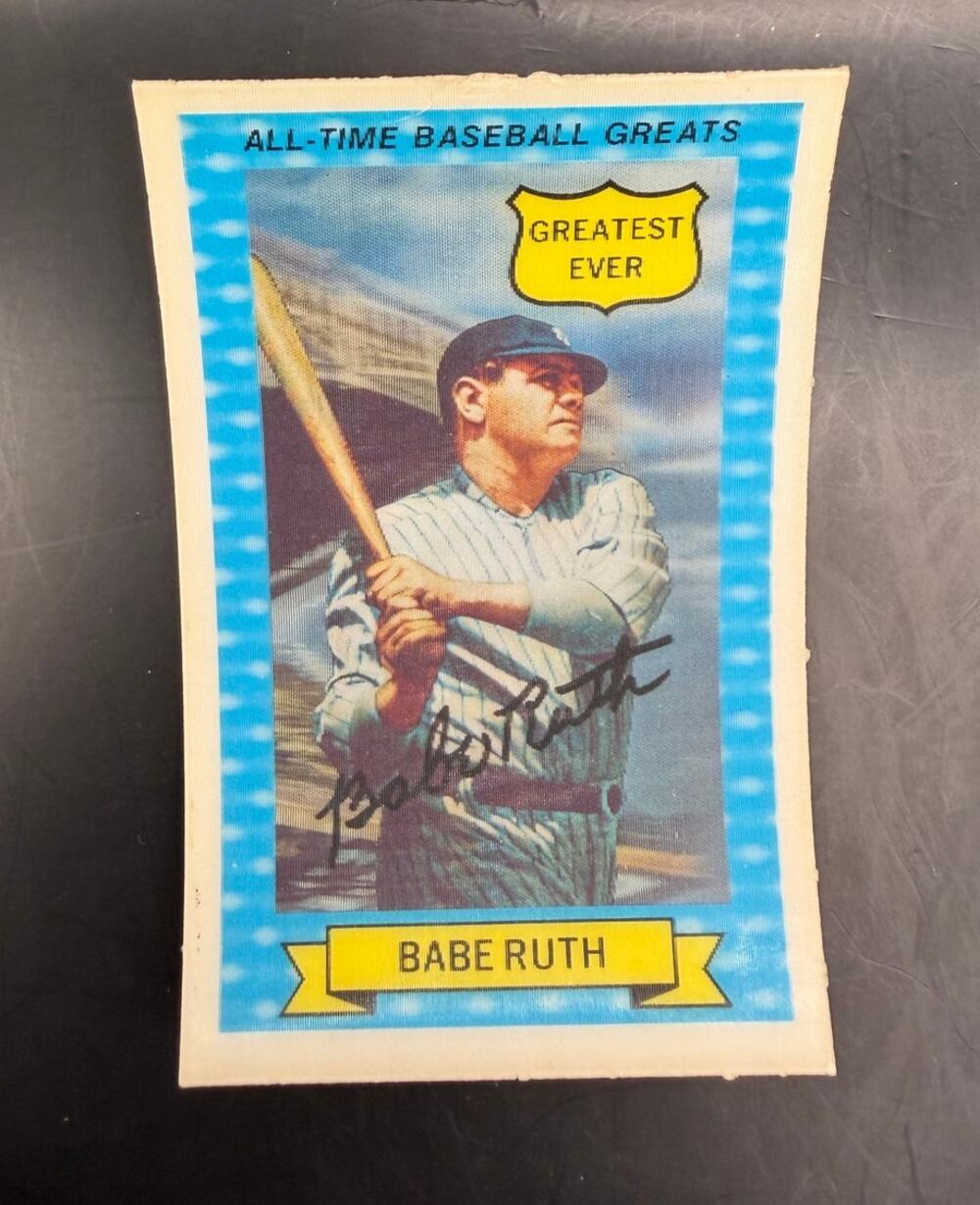 1970 Rold Gold Pretzels 3-D Babe Ruth New York Yankees Baseball Greats, HOF, MLB